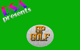 GP Golf atari screenshot